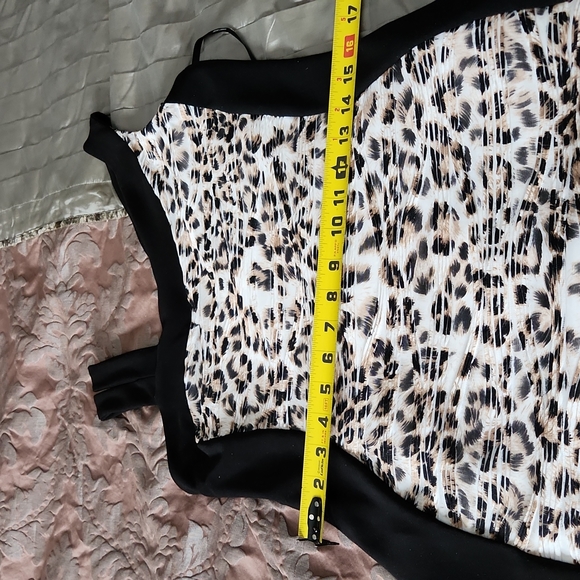 Frank Lyman Size 10 Leopard print dress with side zipper - Picture 7 of 9